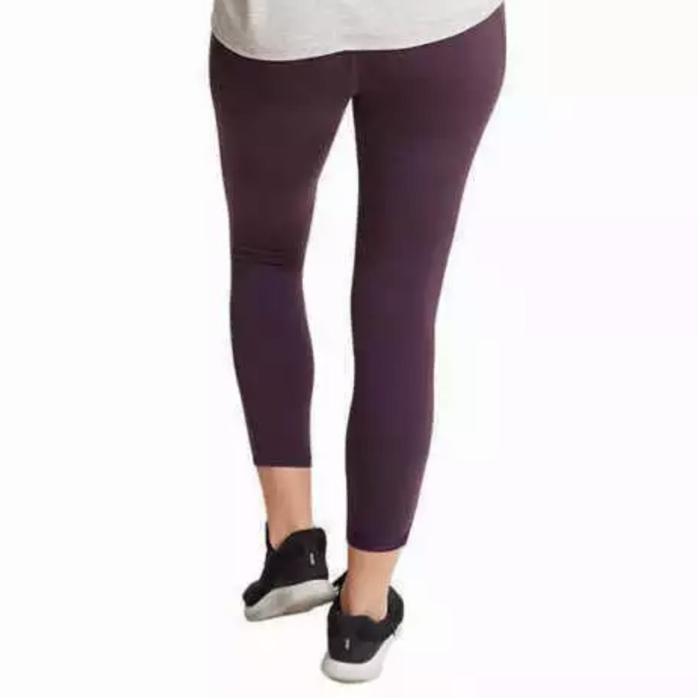 DANSKIN Leggings Womens Size XXL Activewear with Side Pockets Pick Winter Plum - Picture 2 of 10